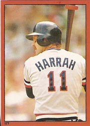 1982 Topps Baseball Stickers     177     Toby Harrah